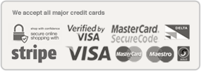 We Acccept All Major Credit Cards